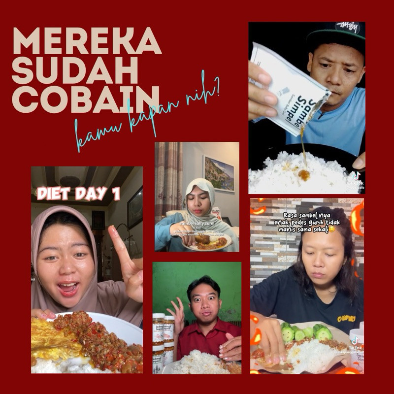 

Sambel Simpel - Paket Sambel Isi 4 Botol - Sambal Bawang / Cumi / Tongkol Kemangi / Mede