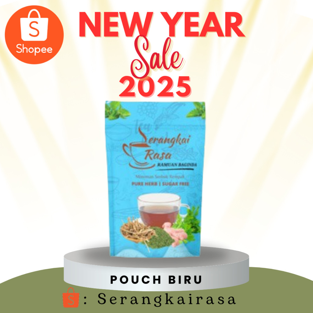 

RATU [POUCH BIRU] Teh Celup Rempah Serangkai Rasa Ramuan Baginda JSR Gagal Ginjal