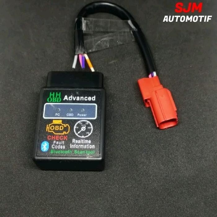 SCANNER OBD2 MOTOR DIAGNOSTIC BLUETOOTH SUPPORT MOTOR KHUSUS YAMAHA HONDA SOKET EURO 5