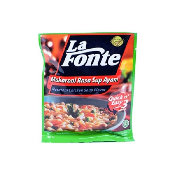 

LA FONTE SUP MACARONI AYAM 40 GR