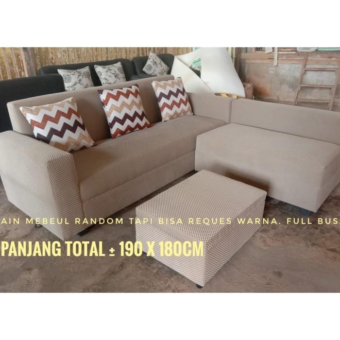 Sofa L Bandung Minimalis Meriah