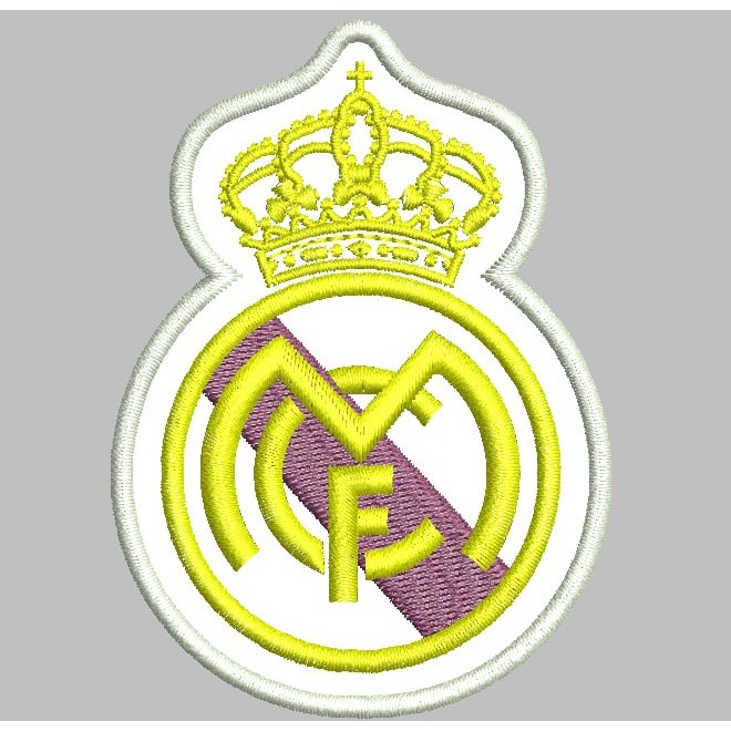 BCP-565 PATCH BORDIR REAL MADRID CF BOLA LOGO AKSESORIS