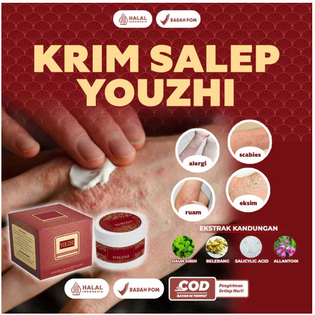 Youzhi Salep Atasi Jamur Panu Kadas Kurap Eksim Gatal Kelamin Ketiak Kemaluan Alergi
