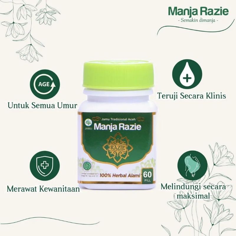 layla Manja Razie 60 Butir/2 R30 Manjakani aceh Majakani aceh razie Manja razie OriginalAgen Resmi