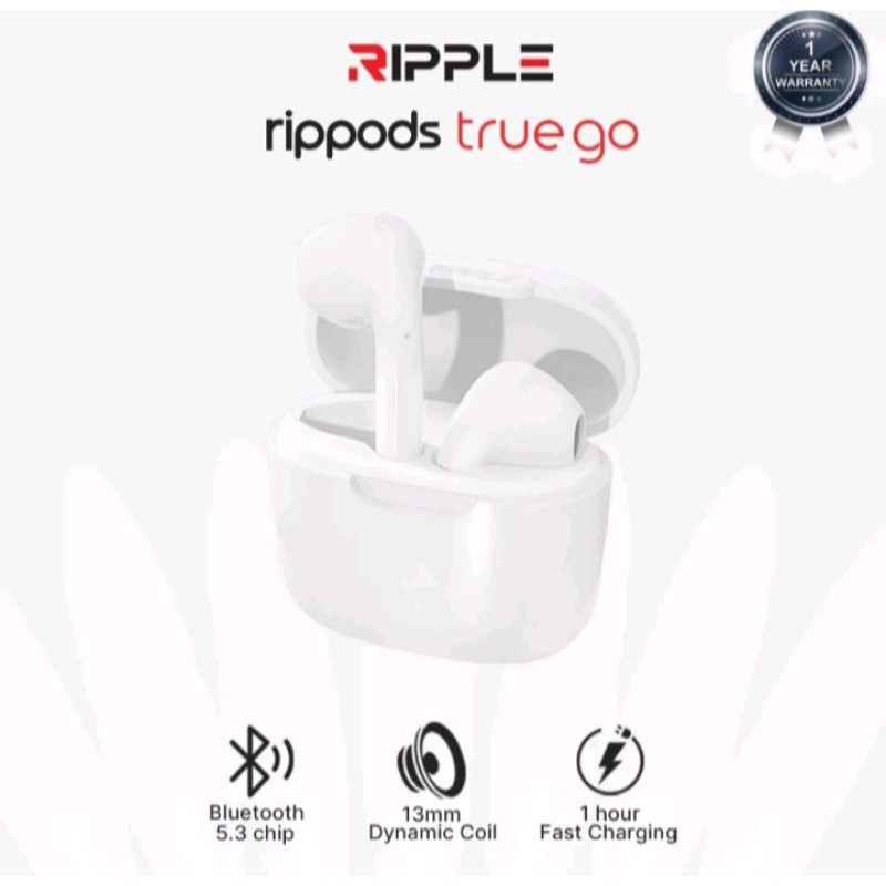 RB2233 Ripple Rippods True Go TWS Headset Bluetooth Mini Earphone