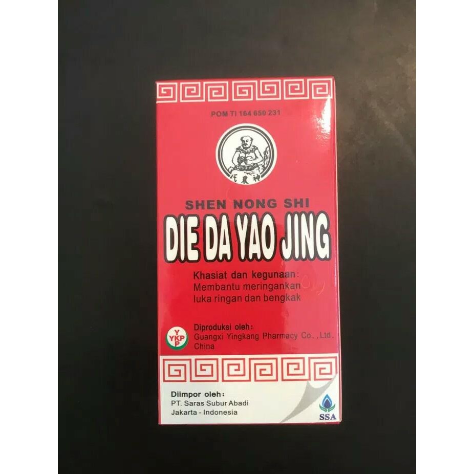 OBAT LUKA DIE DA YAO JING - PT SARAS SUBUR AYOE
