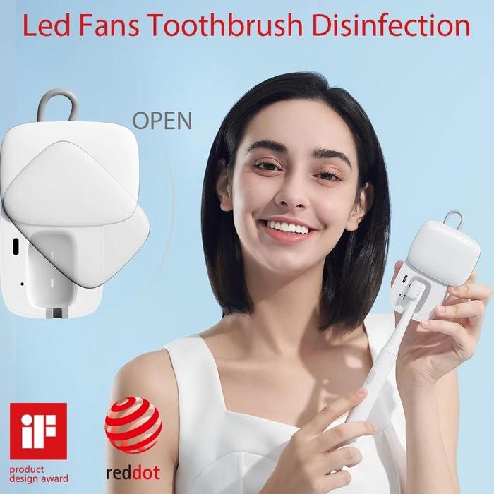Portable UV Sterilizer Box Toothbrush Ear Jewelry Cleaner Personal Sanitizer for Xiaomi Oral B