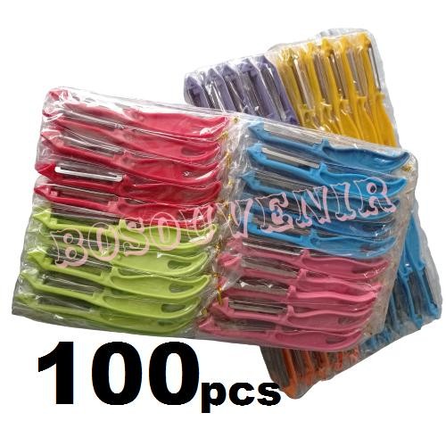 100 pcs Piler Kecil pisau Pengupas buah Souvenir pernikahan peeler