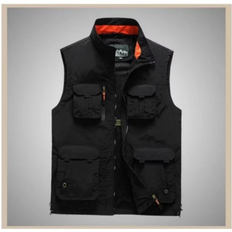 ARE rompi ria/jaket rompi motor keren/rompi lapangan/romfi multipungsi