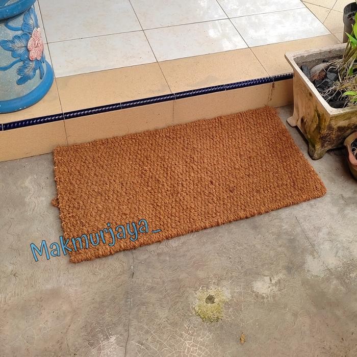 Keset Sabut Kelapa Premium Halus Keset Ijuk Anti Ular Keset Anyaman