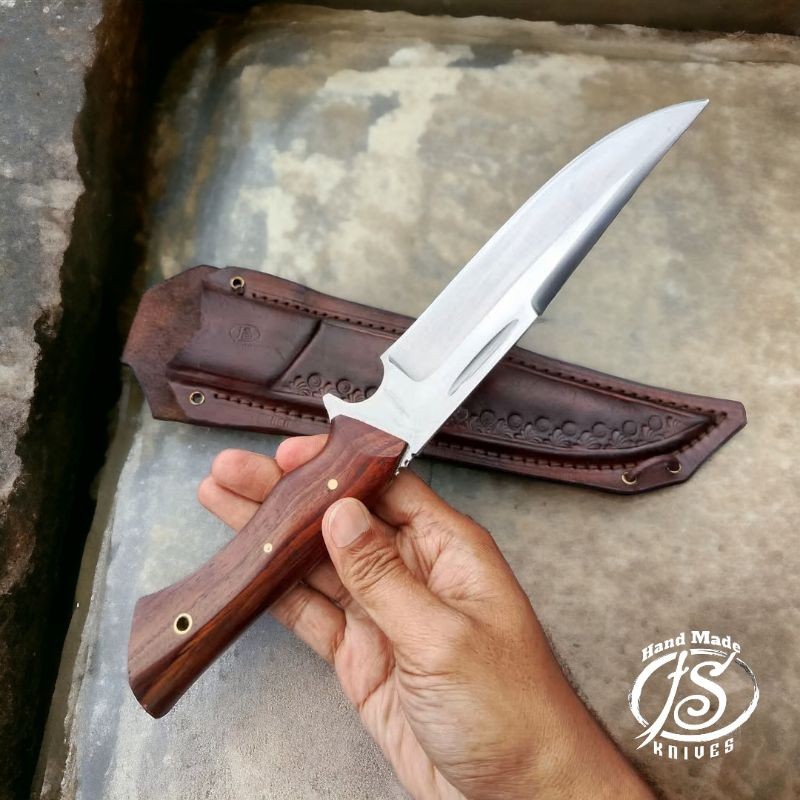 viral Bowie Survival Bushcraft Outdoor Carbon Steel