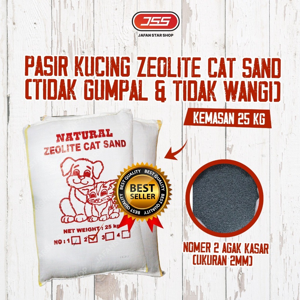 RB22 Pasir Zeolit Pasir Kucing 25 Kg Pasir Hamster Pasir Anjing Lokal GOSEND GRAB