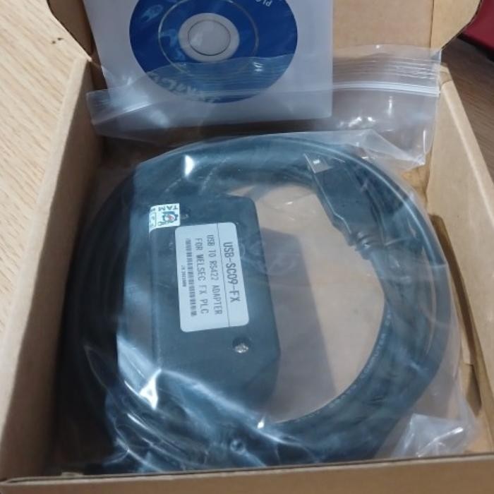 KABEL PROGRAMING PLC MITSUBISHI FX1N, KABEL UPLOAD DOWNLOAD PLC MITSUBISHI FX1S, KABEL PLC