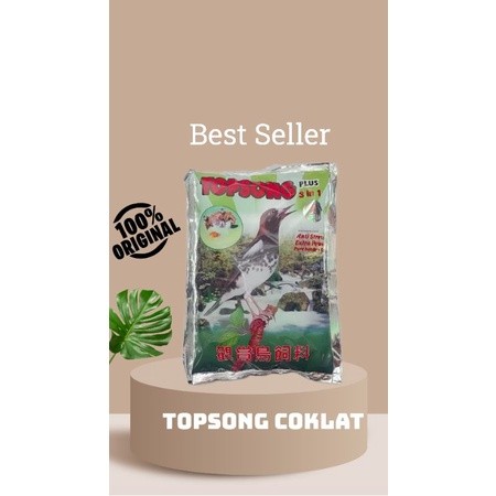 RB22 Topsong kuning coklat 1 Dus Pakan makanan muray kacer poksay anis jalak cucak rawa