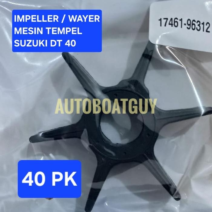IMPELLER / WAYER 17461-96312 MESIN TEMPEL SUZUKI DT40 40 PK / HP 2 TAK