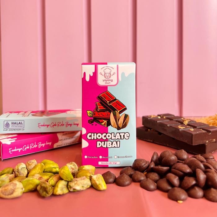 

Mini Coklat Dubai Kunafe Pistachio 40g MINI - Yayang Dessert dubai chocolate New
