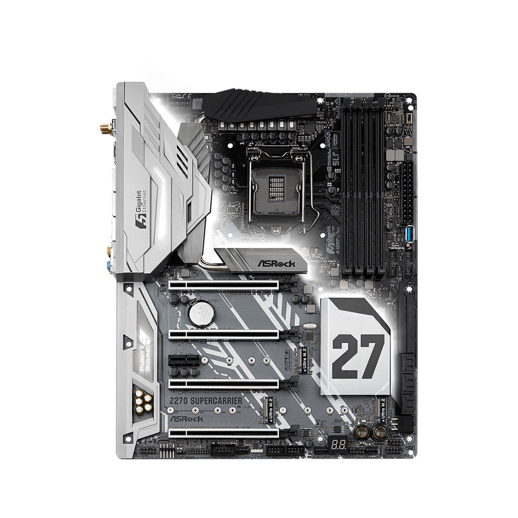 ASRock Z270 SuperCarrier Motherboard 1151 Intel Z270 DDR4 64GB HDMI USB 3.1ATX Supports Core i5-6600
