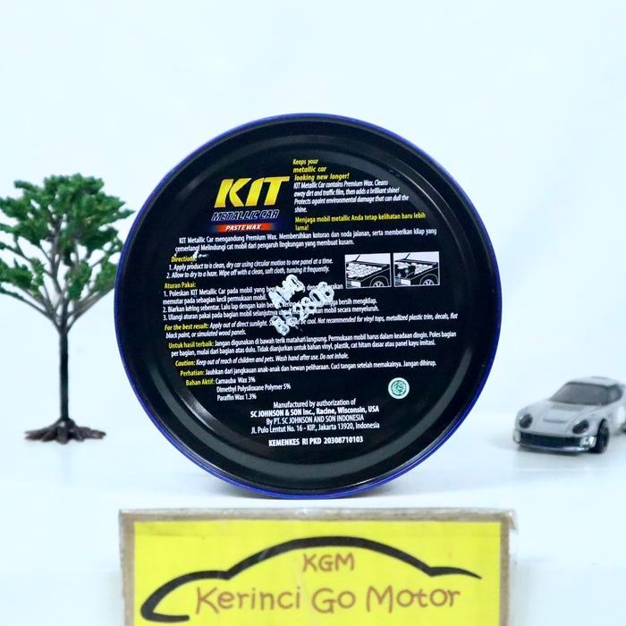 Kit Metallic Car Paste Wax - Premium Carnauba Wax Kit - Polish Kit Kode 047