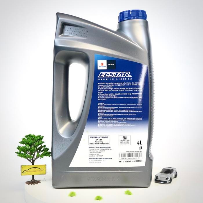 Oli Sgo Ecstar F9000 0W-20 Sn Full Synthetic 4L - Oli Ecstar 0W20 Kode 006
