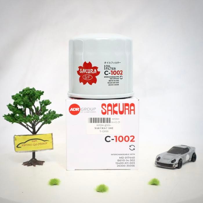 Filter Oli C-1002 Sakura - Filter Oli Maven - Yanmar 4Tnt Kode 010