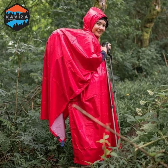 New Ds Adventure Jas Hujan Ponco 3In1 Hiking Outdoor - Jas Hujan Kelelawar Ready