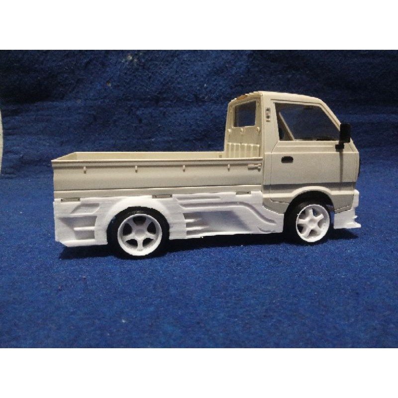 RB22 bodykit set velg drift mainan RC cargo truck 1/16