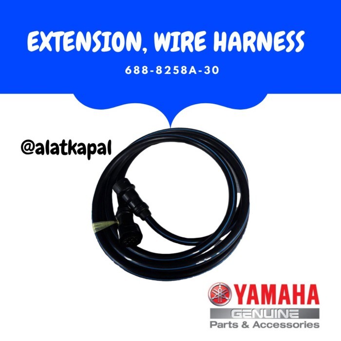 EXTENSION WIRE HARNESS 688-8258A-30 UNTUK MESIN TEMPEL YAMAHA GRATIS ONGKIR