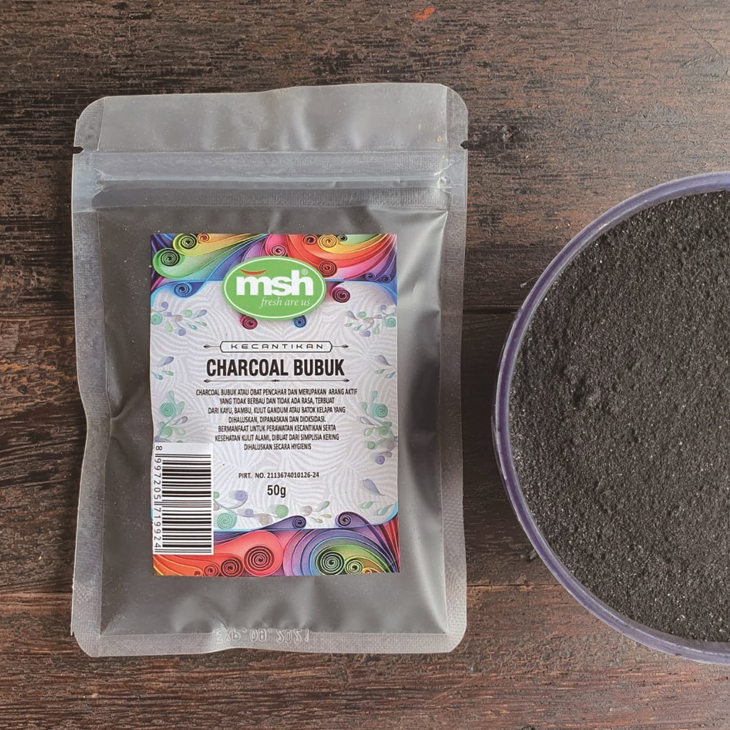 

MSH Charcoal Bubuk 50 g