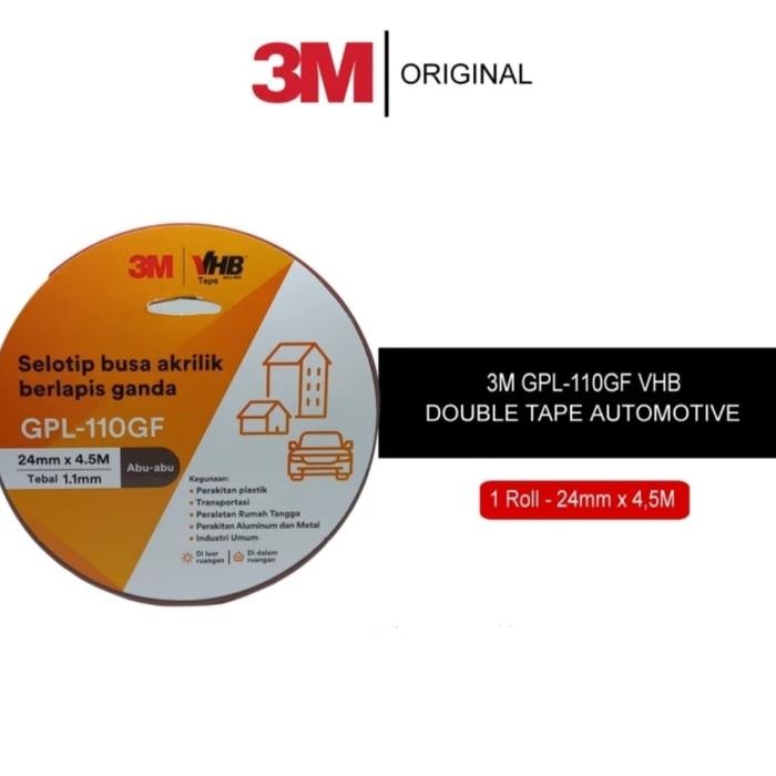 

Toso - Double Tape Vhb 24Mm - 4,5 Mtr - Double Tape Super Kuat 3M