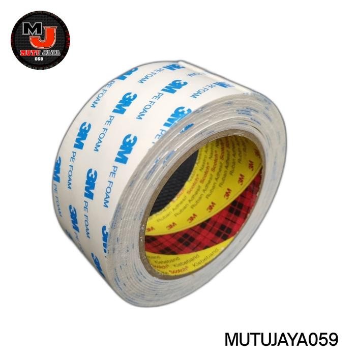 

Toso - Double Tape 3M Pe Foam White 48Mm X 4Mtr Putih