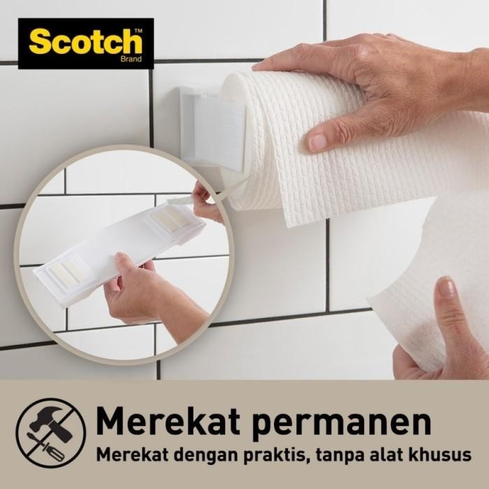 

Toso - Scotch 3M Perekat Isolasi Indoor Mounting Tape 110-M25 25 Mm X 4 M