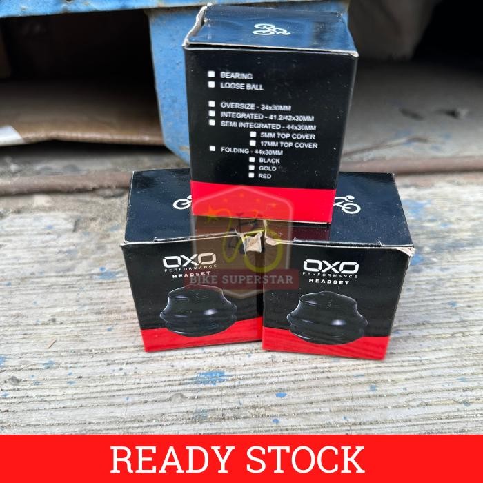 READY.. KOM FORK HEAD PART SET OXO B6 22.2 MM STANDAR SEPEDA BMX LIPAT MINION FIXIE GUNUNG MTB