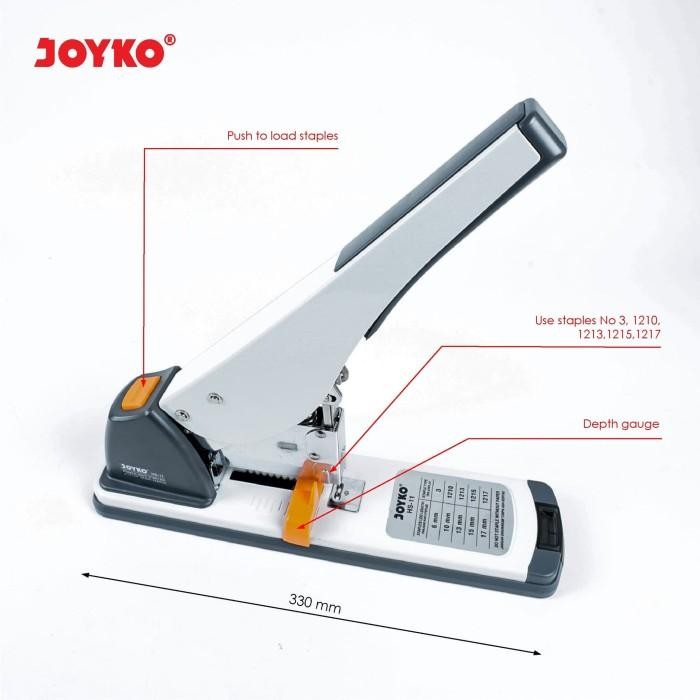

Toso - Heavy Duty Stapler Stepler Heavy Duty Joyko Hs-11 Power Save