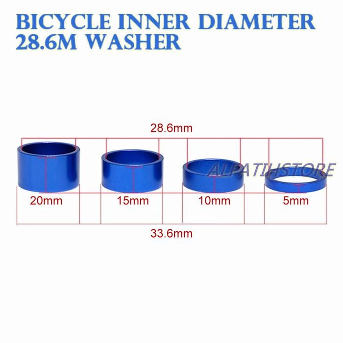 BURUAN,. STEM SPACER RING STEM FORK SPACER RING WASHER STEM STANG SEPEDA