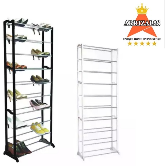 (1250gr) AMAZING SHOES RACK RAK SEPATU BESI 10 SUSUN