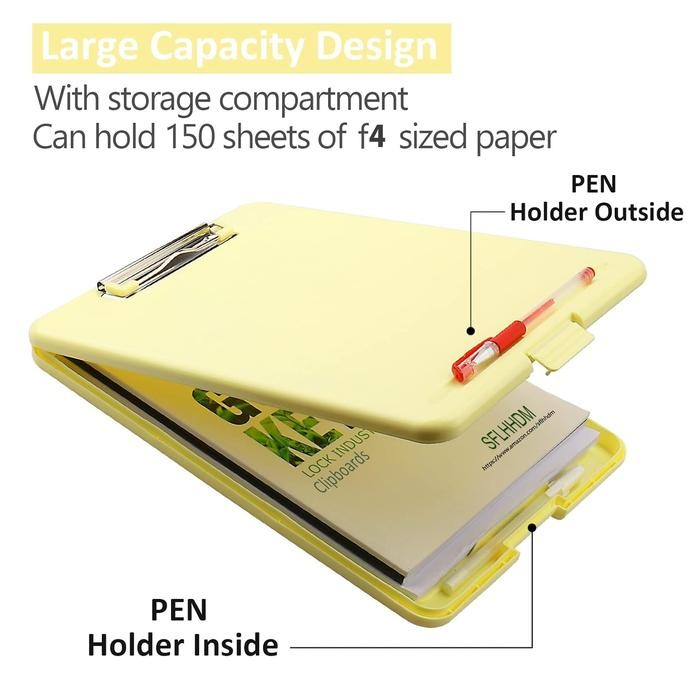 

Clipboard 2in1 F4 / Papan Jalan 2in1 / Clipboard with Storage Case Folio / Papan Ujian Ukuran Folio