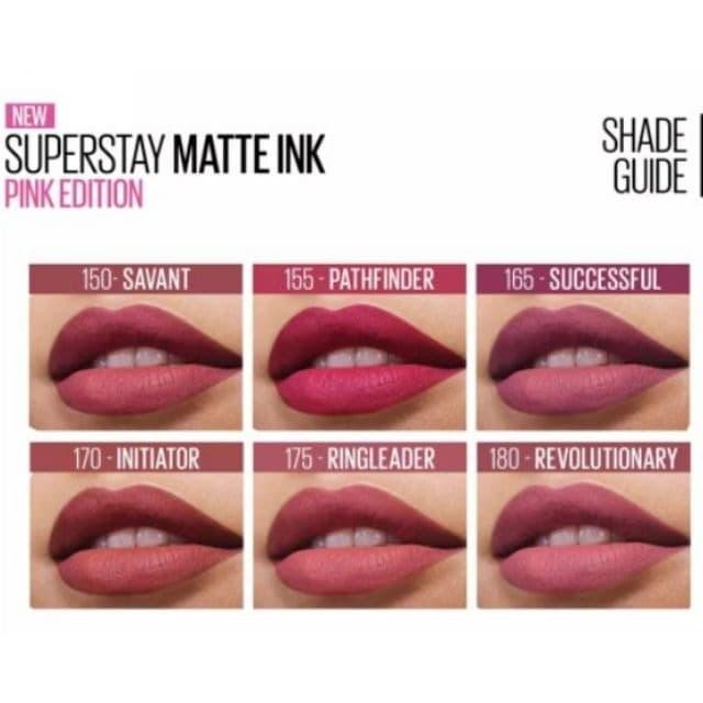 maybelline superstay matte ink pink edition [mutu terbaik]
