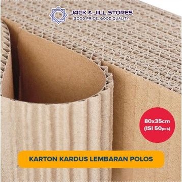 

Lsp KARTON KAUS LEMBARAN POLOS UKURAN 80X35CM ( ISI 50PCS )