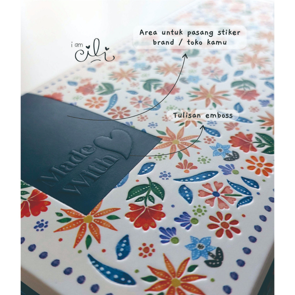 

Lsp (BOX SENJA) box bolu gulung brownies kotak kue cookies (ISI 10)