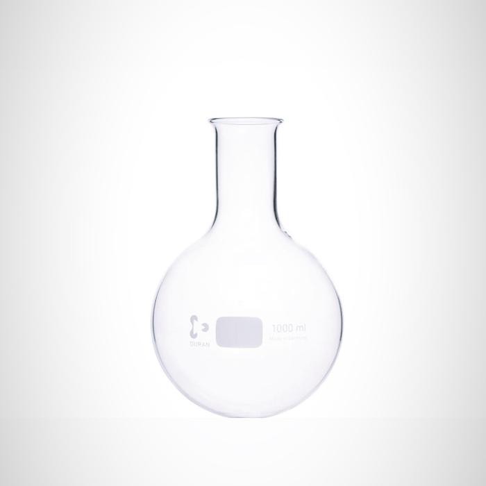 DURAN Boiling Flask Round Bottom, Narrow Neck 1000ml, 2000ml, 3000ml