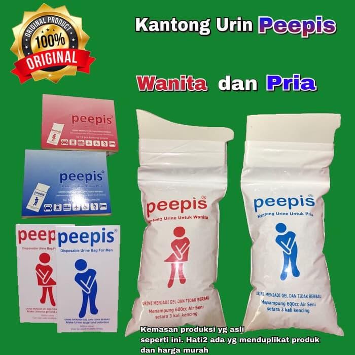 

Aman - Paket 1 Kantong Peepis/Urine Bag/Kantong Pipis/Kantong Kencing