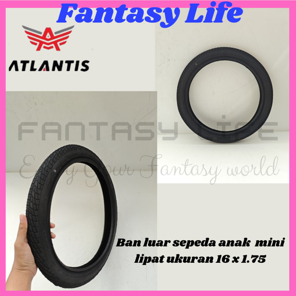 TREA Fantasy Ban luar Atlantis 16 x 1.75 sepeda anak mini lipat