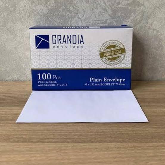 

Aman - Amplop Putih Gramedia Isi 5 Slop Isi 500Pcs