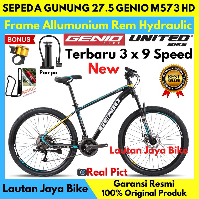 TREA Sepeda Gunung 27.5 MTB Genio M573 HD Frame Alloy Rem Hidrolik