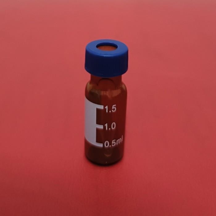 VIAL HPLC 2ml coklat. Qty: 100/Pack. Autosampler Vial HPLC / GC. Botol + tutup
