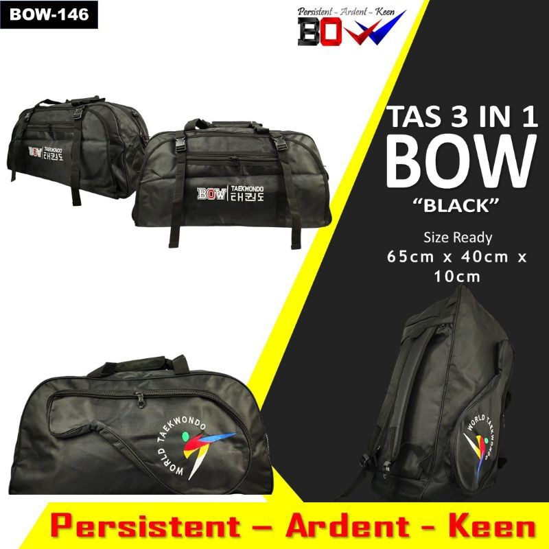 TREA Tas Taekwondo BOW Selempang Jinjing Besar Multifungsi
