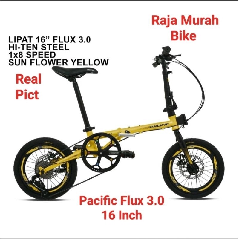 TREA Sepeda Lipat Pacific Flux 3.0 16 Inch Sepeda Lipat 16 Inch Pacific Flux 3.0