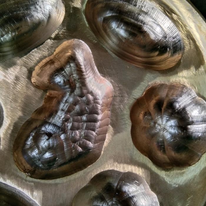 CETAKAN KUE APEM/CUBIT MOTIF BAHAN KUNINGAN ASLI