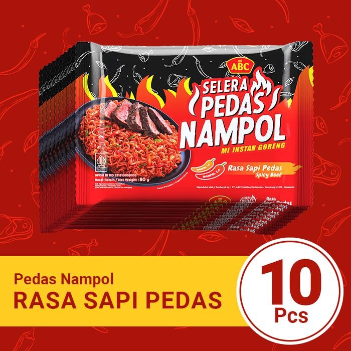 

Ready JT Selera Pedas Nampol Rasa Sapi Pedas (10 Pcs)
