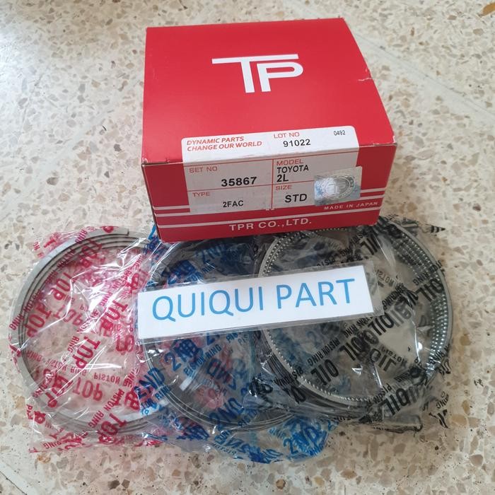 Ring Piston Ring Seher 2L Kijang Diesel Tp